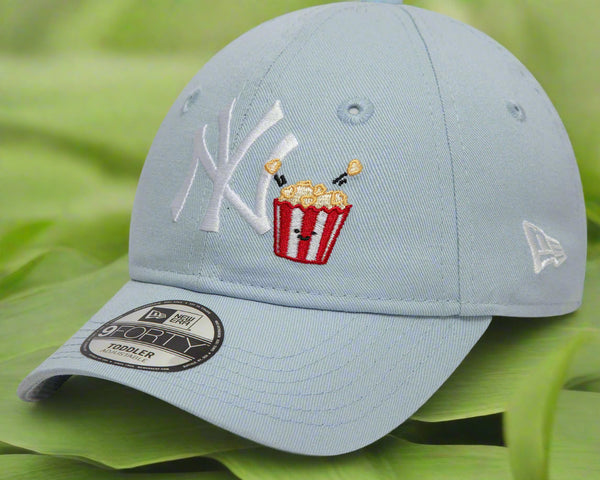 New York Yankees Toddler New Era 9Forty Icon Blue Baseball Cap(Age 2-4 Years) - pumpheadgear, baseball caps