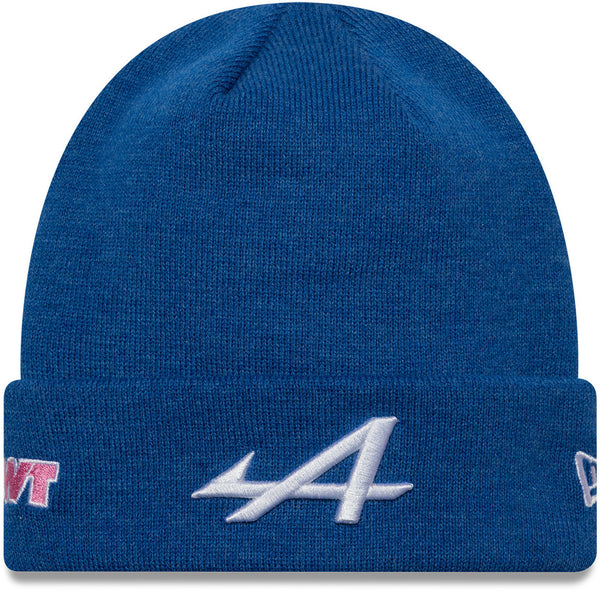 Alpine F1 New Era Polyana Cuff Knit Blue Beanie