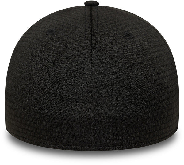 Gorra de béisbol negra elástica 3930 League Essential de Los Angeles Dodgers de New Era