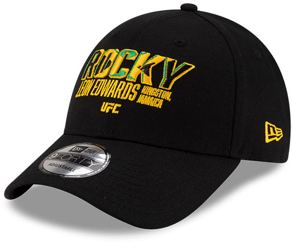 Rocky Leon Edwards UFC New Era 9Forty Black MMA Cap