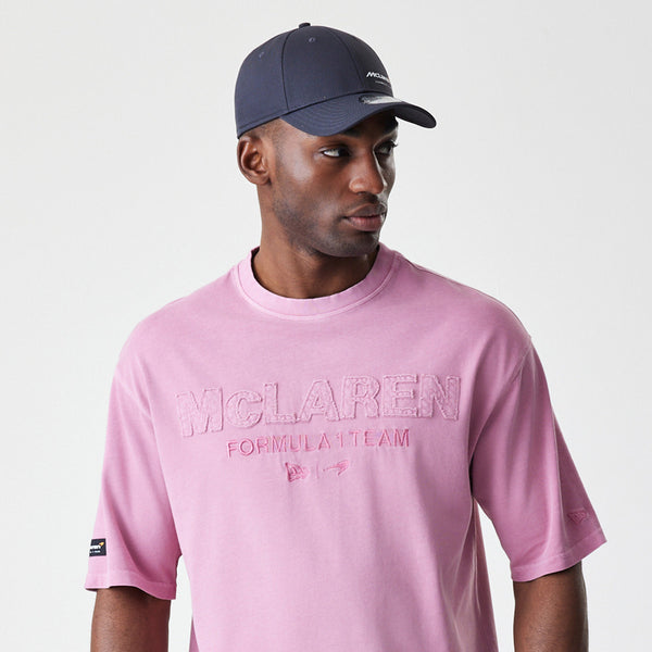 McLaren Racing New Era Cool Pink Washed Oversized T-Shirt