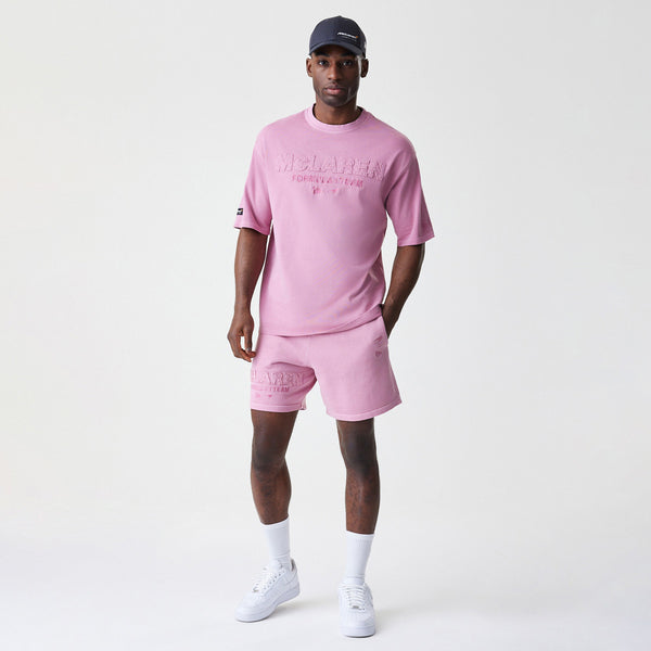 McLaren Racing New Era Cool Pink Washed Oversized T-Shirt