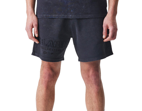 McLaren Racing New Era Vintage Wash Black Shorts