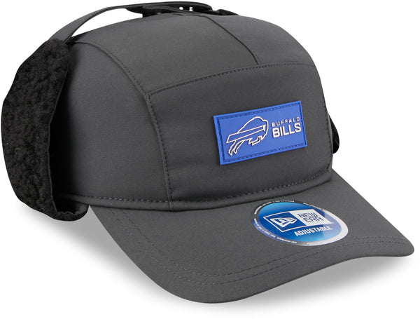 Buffalo Bills New Era Sideline 2025 Cold Weather Runner Dog Ear Adjustable Cap