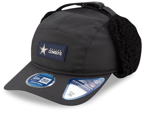 Dallas Cowboys New Era Sideline 2025 Cold Weather Runner Dog Ear Adjustable Cap