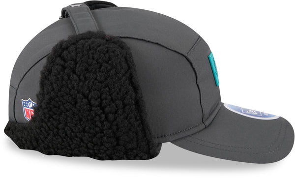 Gorra del equipo Baltimore Ravens NFL 2023 Sideline New Era 9Forty Stretch Snap gris