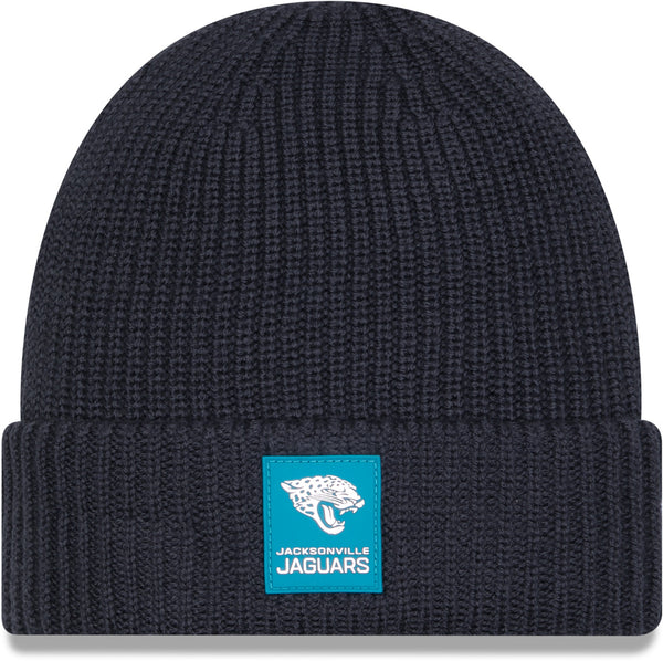 Jacksonville Jaguars New Era NFL 2025 Sideline Cold Weather Cuff Knit Beanie