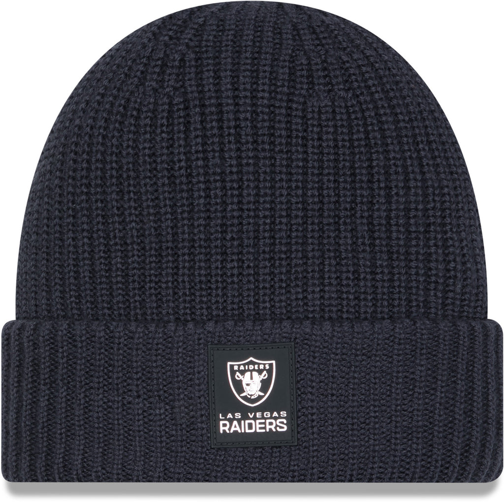 Las Vegas Raiders New Era NFL 2025 Sideline Cold Weather Cuff Knit Beanie