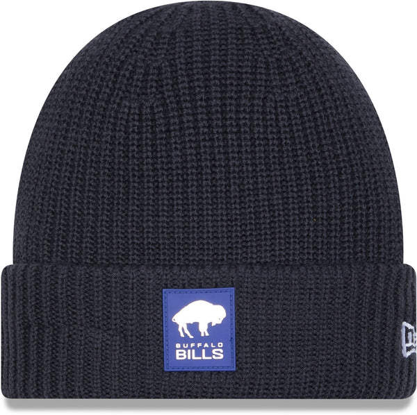 Gorro con pompón de punto deportivo Sideline NFL 2023 de Buffalo Bills de New Era NFL 2023