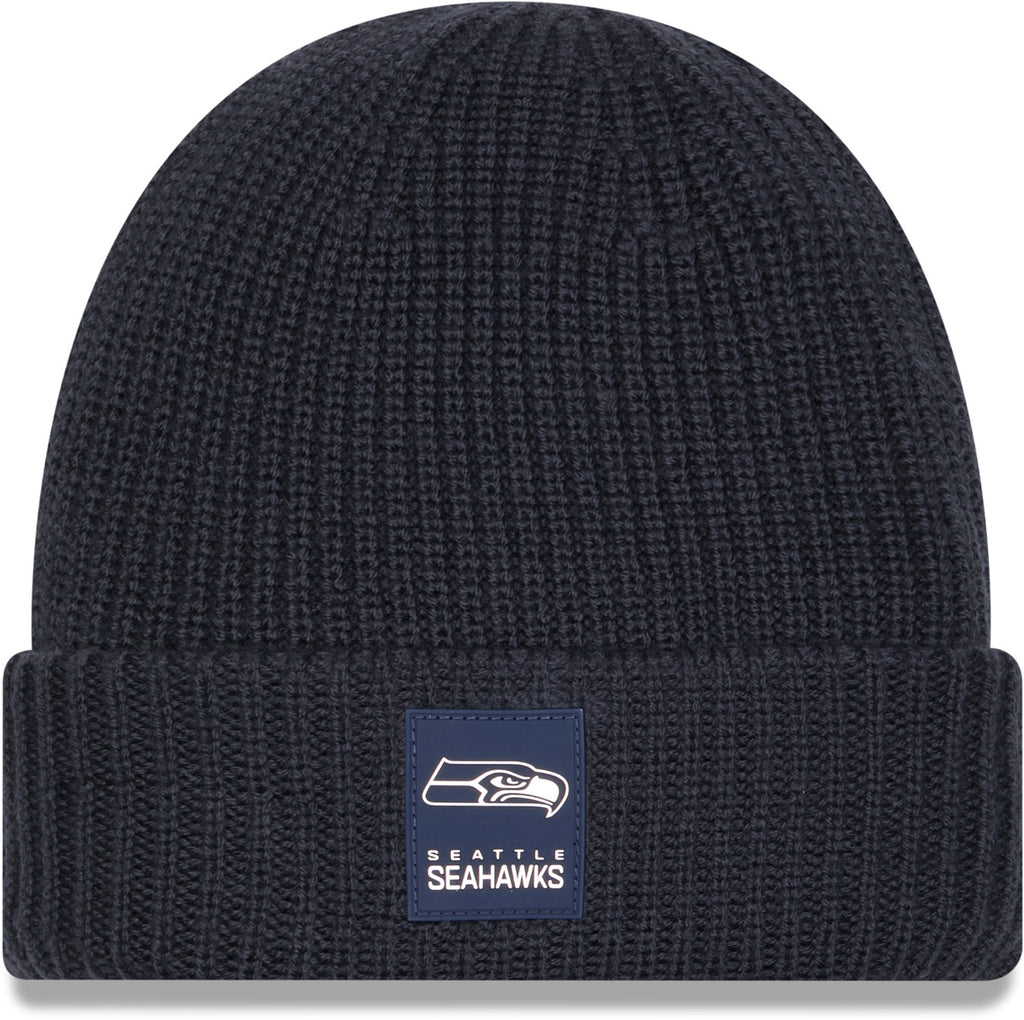 Seattle Seahawks New Era NFL 2025 Sideline Cold Weather Cuff Knit Beanie