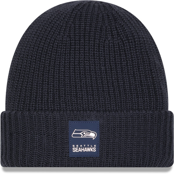 Seattle Seahawks New Era NFL 2025 Sideline Cold Weather Cuff Knit Beanie