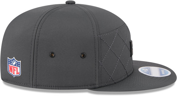 ボルチモア レイブンズ NFL 2023 サイドライン ニュー エラ 9Forty ストレッチ スナップ グレー チーム キャップ