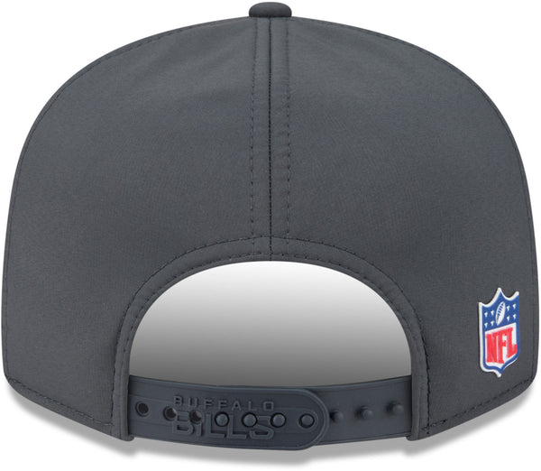 Gorra del equipo Baltimore Ravens NFL 2023 Sideline New Era 9Forty Stretch Snap gris