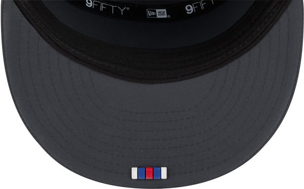 Gorra del equipo Baltimore Ravens NFL 2023 Sideline New Era 9Forty Stretch Snap gris