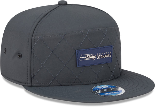 Seattle Seahawks New Era 9Fifty SP NFL Sideline 2025 Cold Weather Snapback Cap
