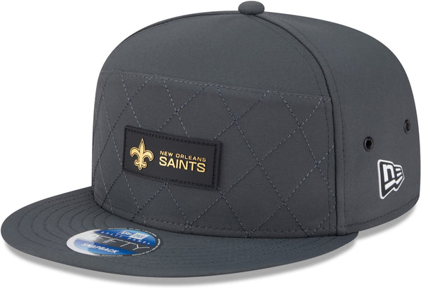 New Orleans Saints New Era 9Fifty SP NFL Sideline 2025 Cold Weather Snapback Cap