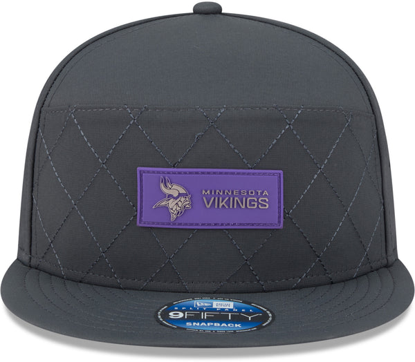 Minnesota Vikings New Era 9Fifty SP NFL Sideline 2025 Cold Weather Snapback Cap