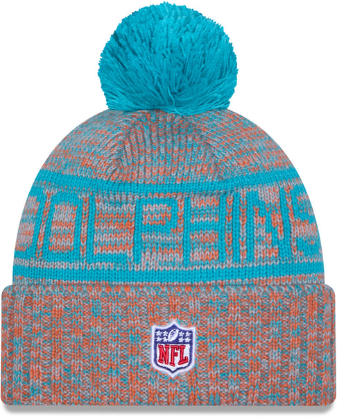 Gorro con pompón de punto deportivo Sideline NFL 2023 de Buffalo Bills de New Era NFL 2023