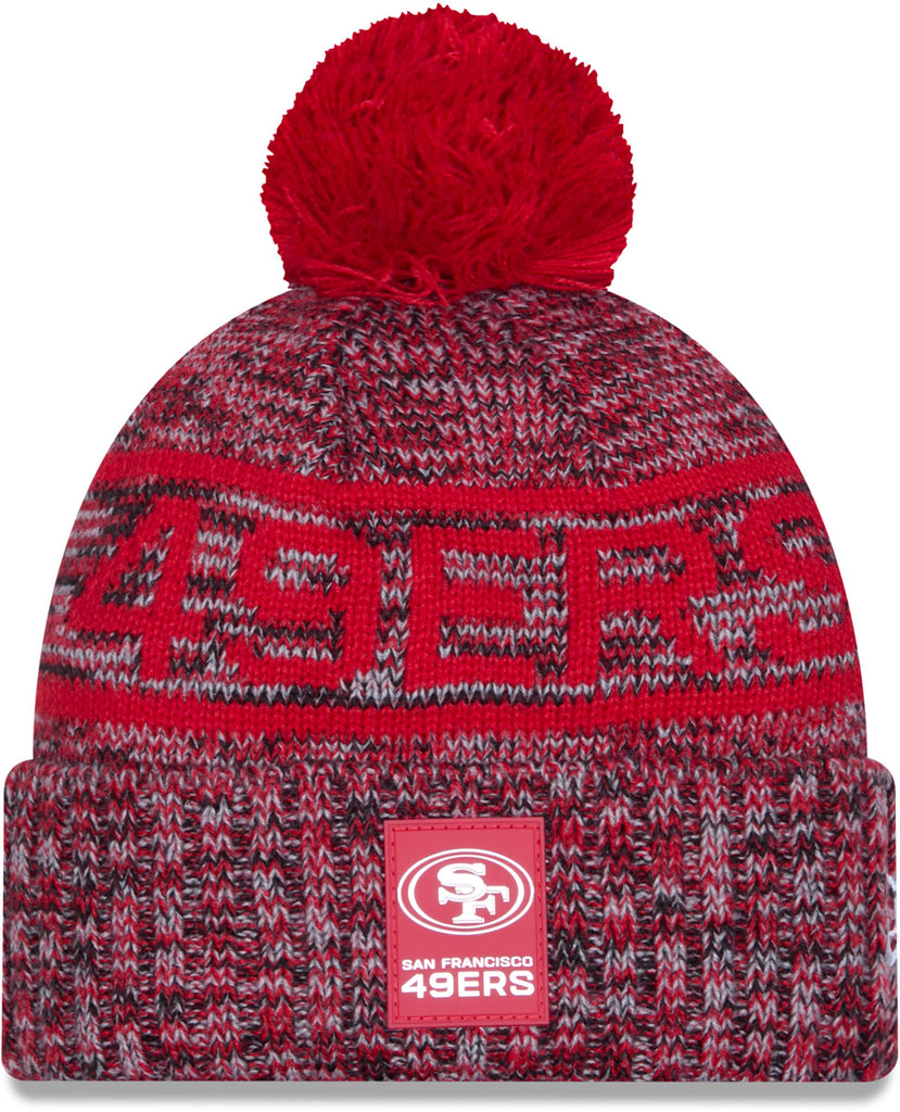 San Francisco 49Ers New Era NFL 2025 Sideline Cold Weather Sport Knit Bobble Hat