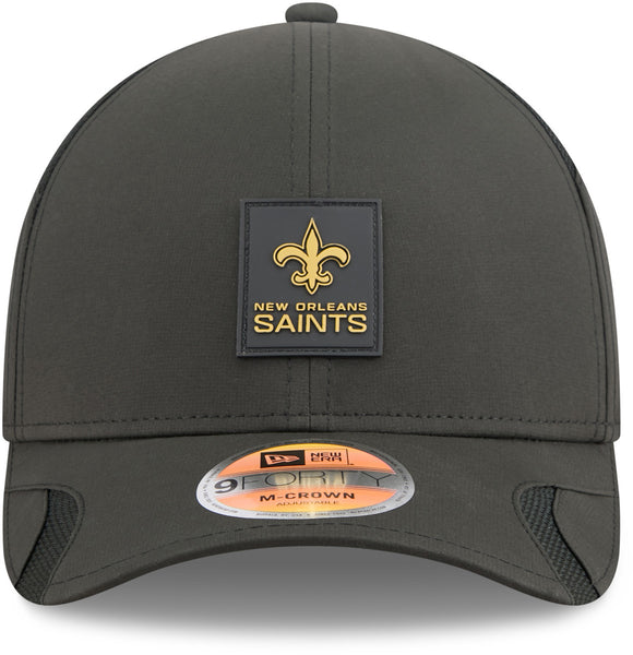 New Orleans Saints NFL Sideline 2025 New Era 9Forty M-Crown Team Cap