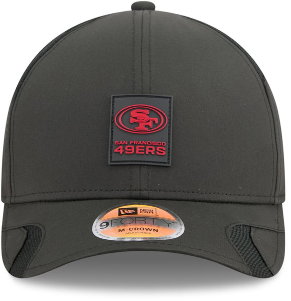 San Francisco 49Ers NFL Sideline 2025 New Era 9Forty M-Crown Black Team Cap