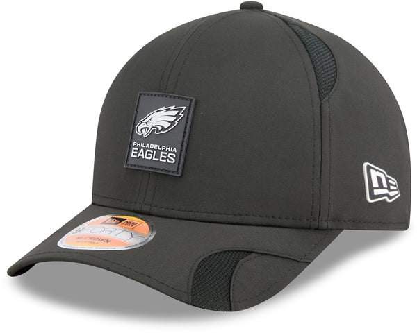 Philadelphia Eagles NFL Sideline 2025 New Era 9Forty M-Crown Black Team Cap