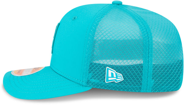 Miami Dolphins NFL Sideline 2025 New Era 9Seventy Stretch Snapback Cap