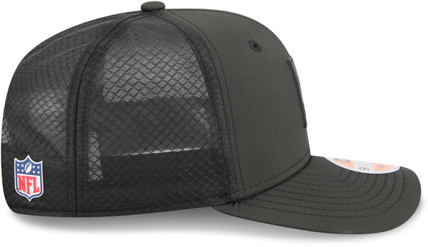 New Orleans Saints NFL Sideline 2025 New Era 9Seventy Stretch Snapback Cap