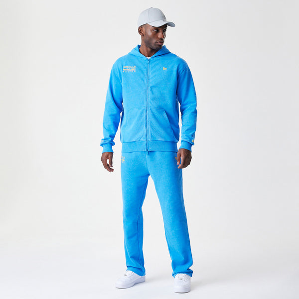 Red Bull Racing New Era Oversized Zip Thru Blue Hoody
