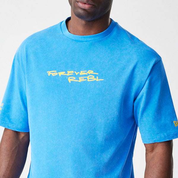 Red Bull Racing New Era Back Graphic Blue Oversized T-Shirt