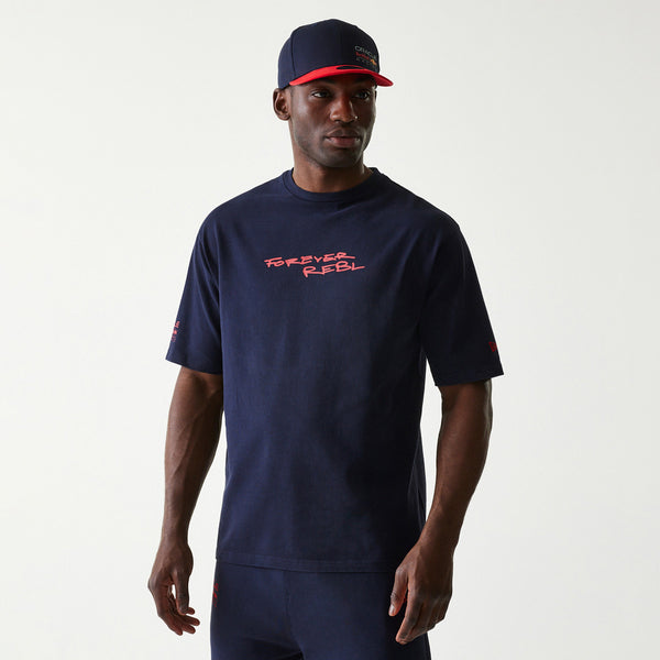 Red Bull Racing New Era Navy Oversized T-Shirt