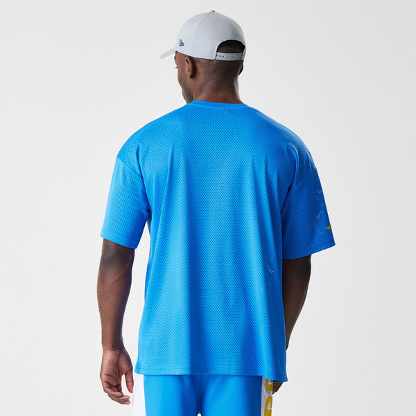 Red Bull Racing New Era Graphic Oversized Blue Mesh T-Shirt