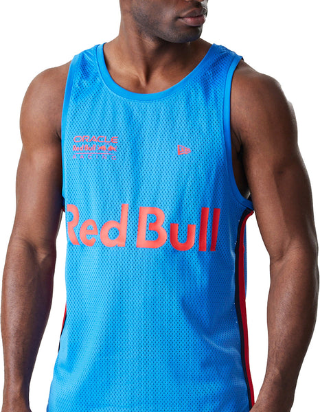 Red Bull Racing New Era Basketball Mesh Blue Tank Top