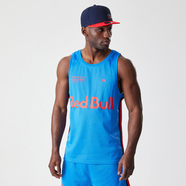 Red Bull Racing New Era Basketball Mesh Blue Tank Top