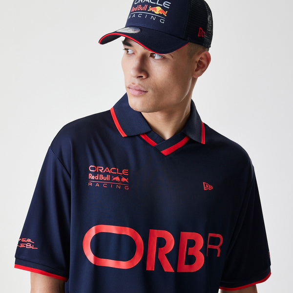 Red Bull Racing New Era Graphic Navy Football T-Shirt