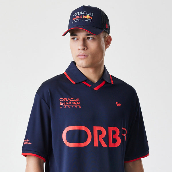 Red Bull Racing New Era Graphic Navy Football T-Shirt