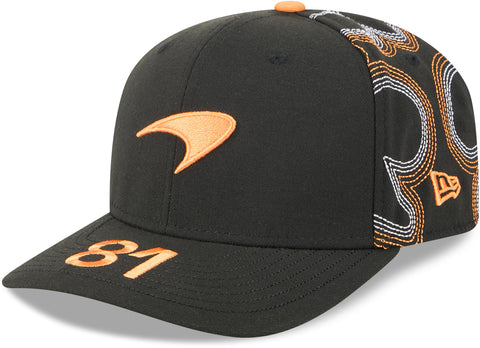McLaren F1 New Era 9Seventy Austin GP Oscar Piastri Driver Stretch Snap Cap