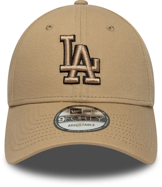 LA ドジャース New Era 940 リーグ エッセンシャル ブラック ベースボール キャップ