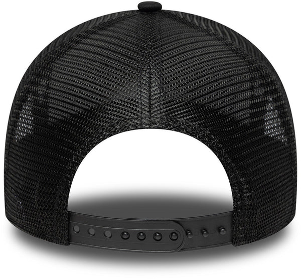 Gorra trucker limpia negra de New Era de los NY Yankees