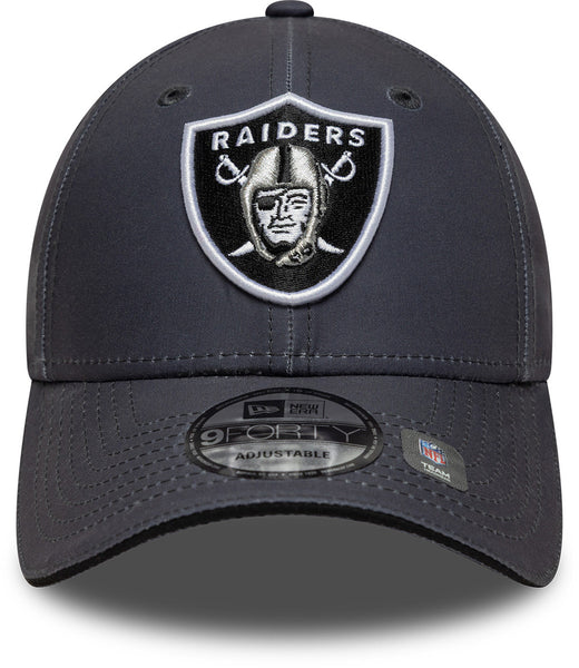 Las Vegas Raiders New Era NFL Cap 9Forty Microfibre Charcoal NFL Team Cap