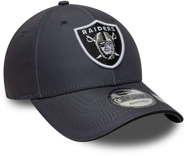 Las Vegas Raiders New Era NFL Cap 9Forty Microfibre Charcoal NFL Team Cap