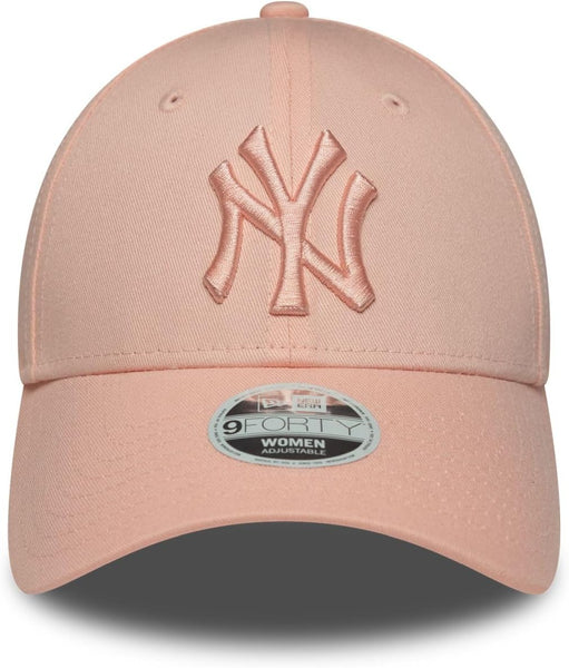 Womens New York Yankees New Era 9Forty Essential Blush Pink Tonal Baseball Cap - pumpheadgear, baseball caps