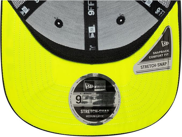 VR46 New Era 9Fifty Moon Sun Black Stretch Snapback Cap