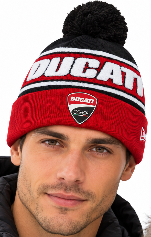 Ducati Corse New Era Sport Knit Bobble Hat