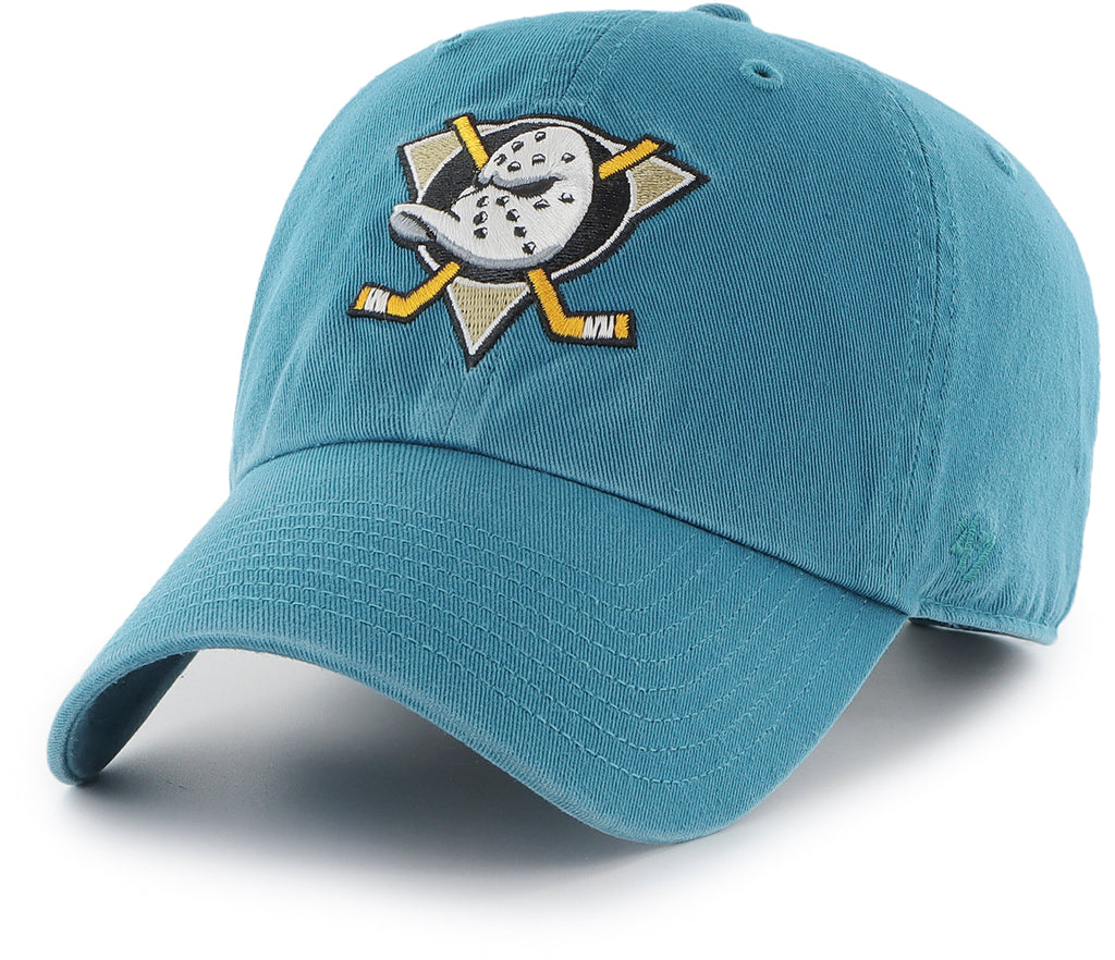 Anaheim Ducks 47 Brand Clean Up Dark Teal NHL Team Cap - lovemycap