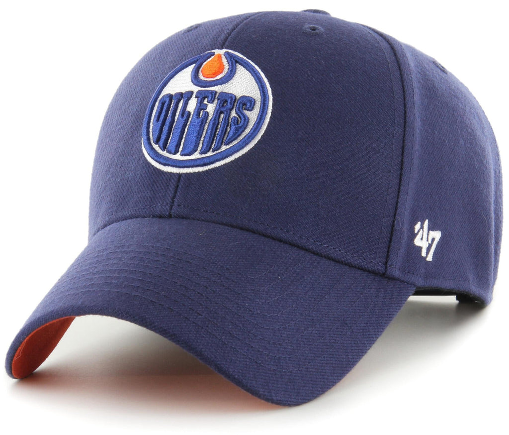 Edmonton Oilers 47 Brand MVP Ballpark Light Navy Snapback NHL Cap - lovemycap