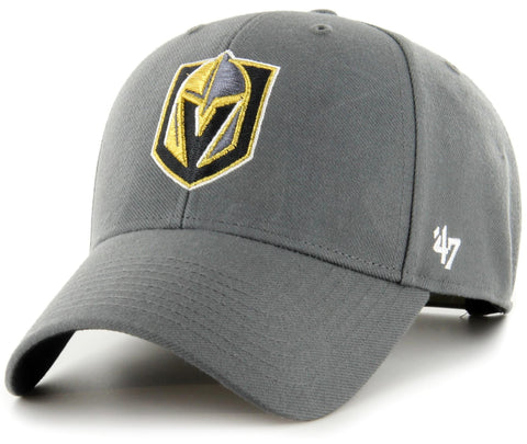 Vegas Golden Knights 47 Brand MVP Charcoal NHL Team Snapback Cap - lovemycap
