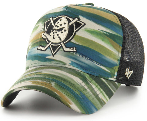 Anaheim Ducks 47 Brand MVP Fisherman Camo NHL Trucker Cap - lovemycap