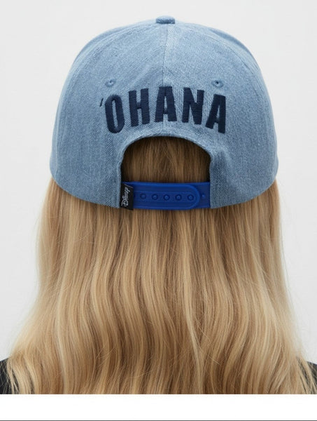 Disney's Lilo & Stitch Eyes Washed Denim Baseball Cap