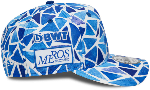 Alpine F1 Diver Special New Era 9Fifty Barcelona GP Esteban Ocon Snapback Cap - pumpheadgear, baseball caps